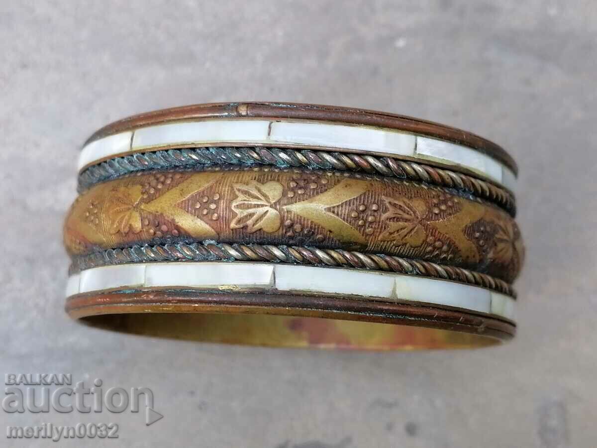 Old bracelet with mother of pearl jewelry, jewelry