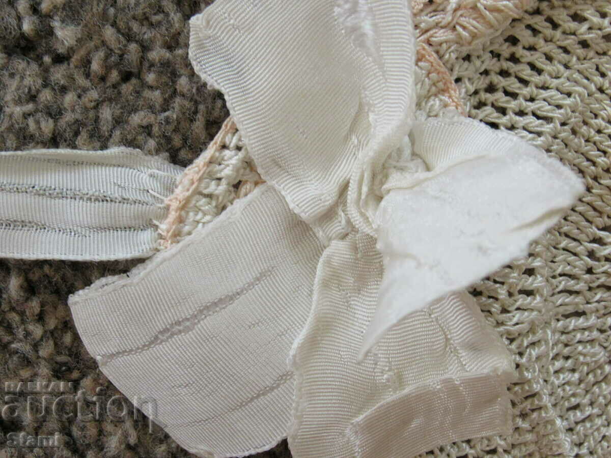 1930's Hand Crochet Baby Hat - 6 1930's Hand Crochet Baby Hat - 6