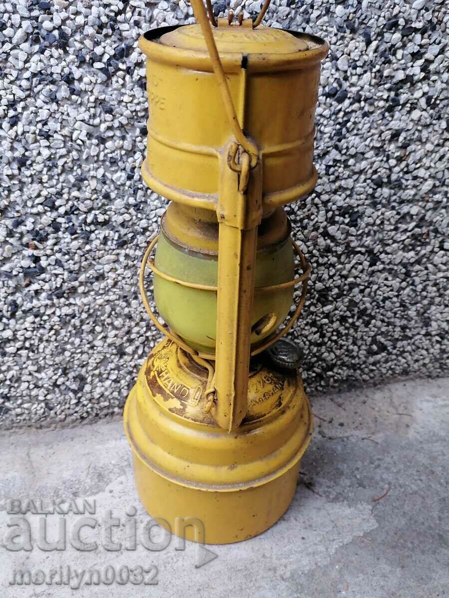 Old German lantern, lamp, spotlight lamp - 7