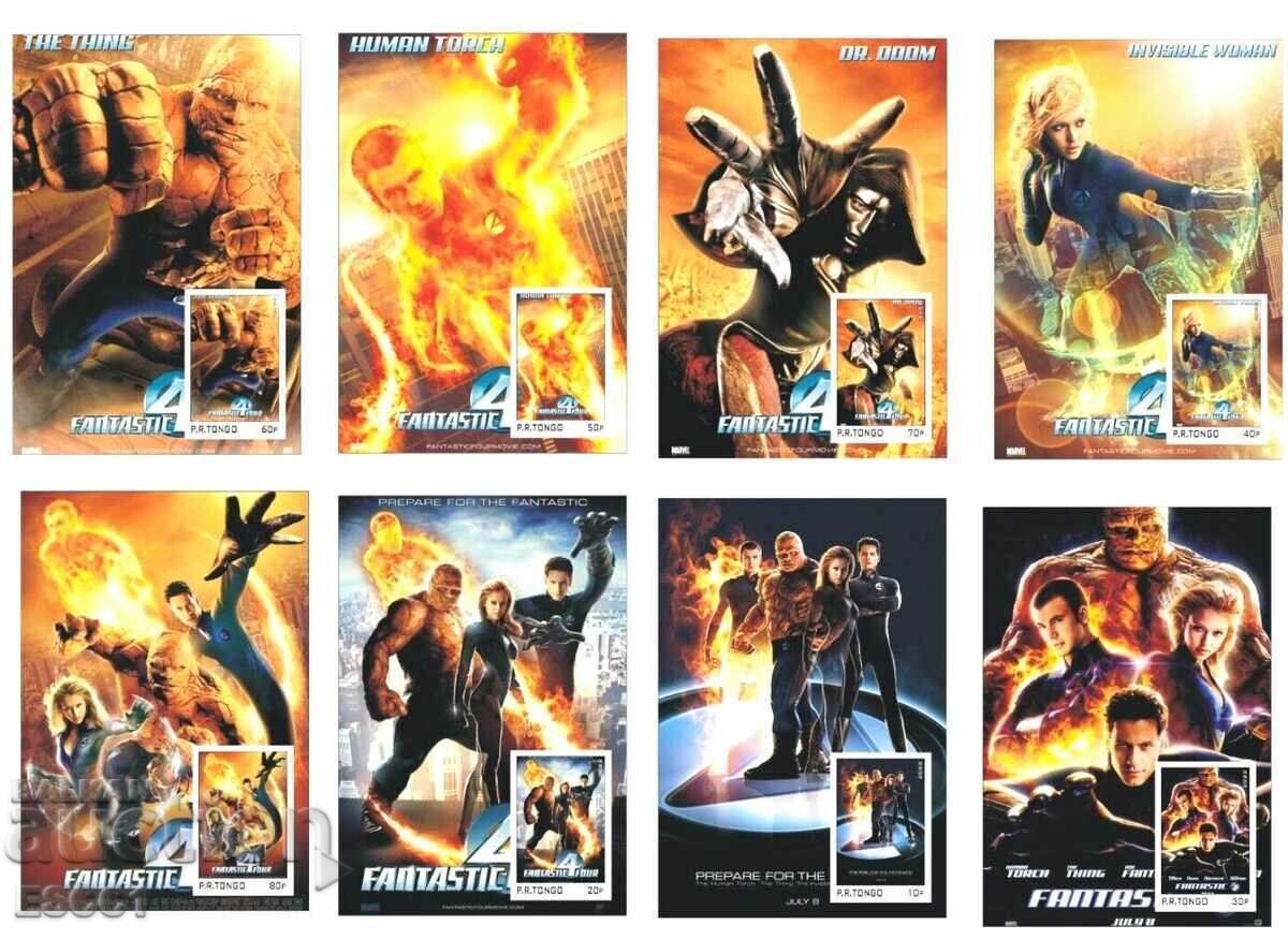 Clear Blocks Movies Marvel Fantastic Four 2022 Tongo