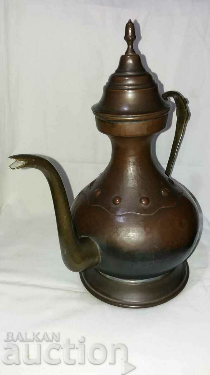 Old copper pot kettle kettle - 5