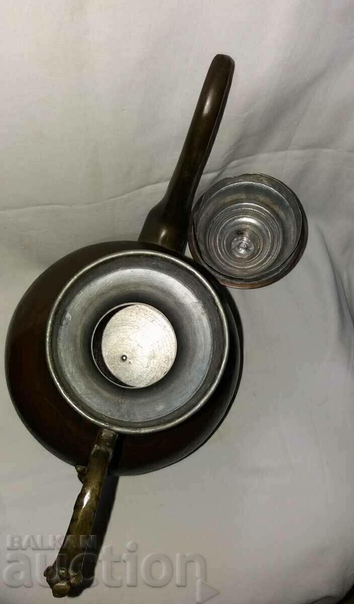 Old copper pot kettle kettle - 6