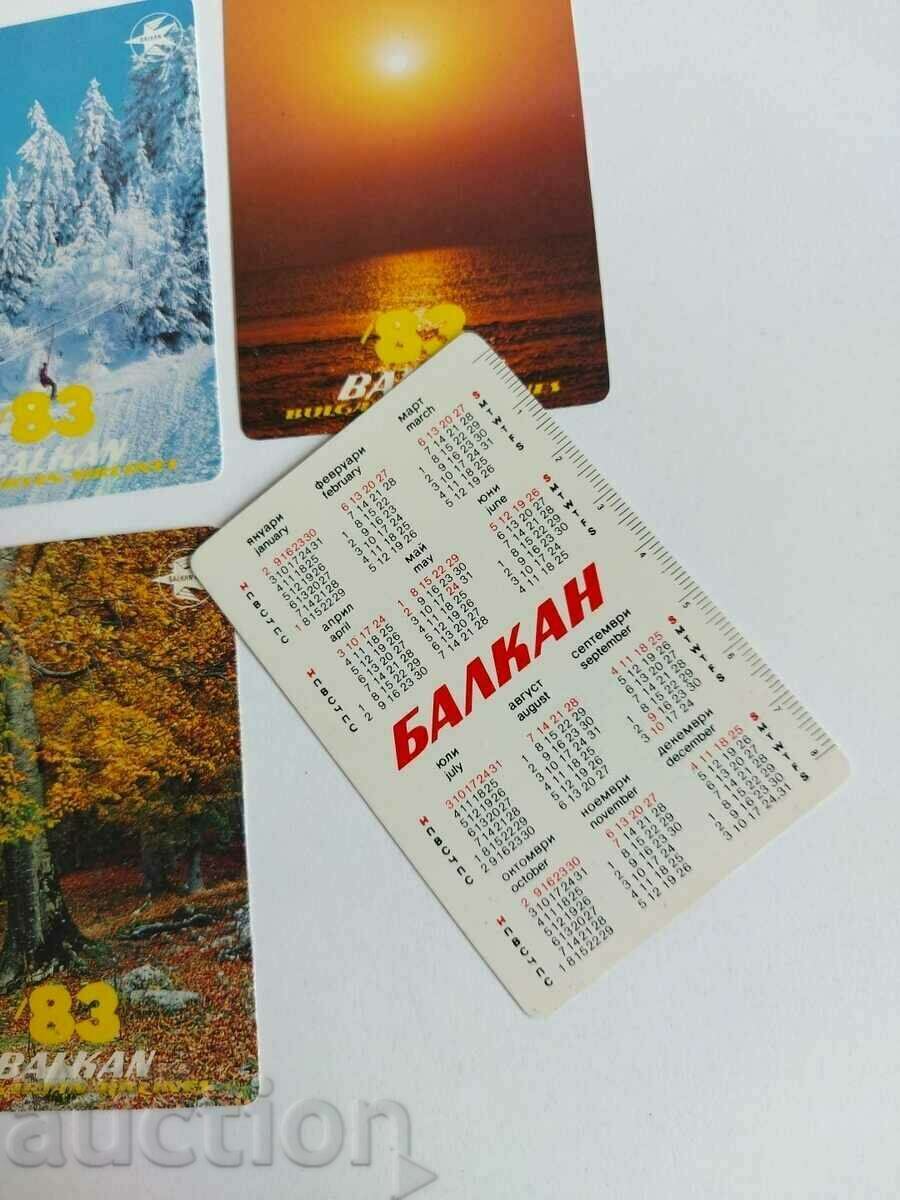 1983 AIRLINE SERIES SOC CALENDAR CALENDAR LOT with price 9.00 BGN | € 4.60 1983 AIRLINE SERIES SOC CALENDAR CALENDAR LOT with price 9.00 BGN | € 4.60