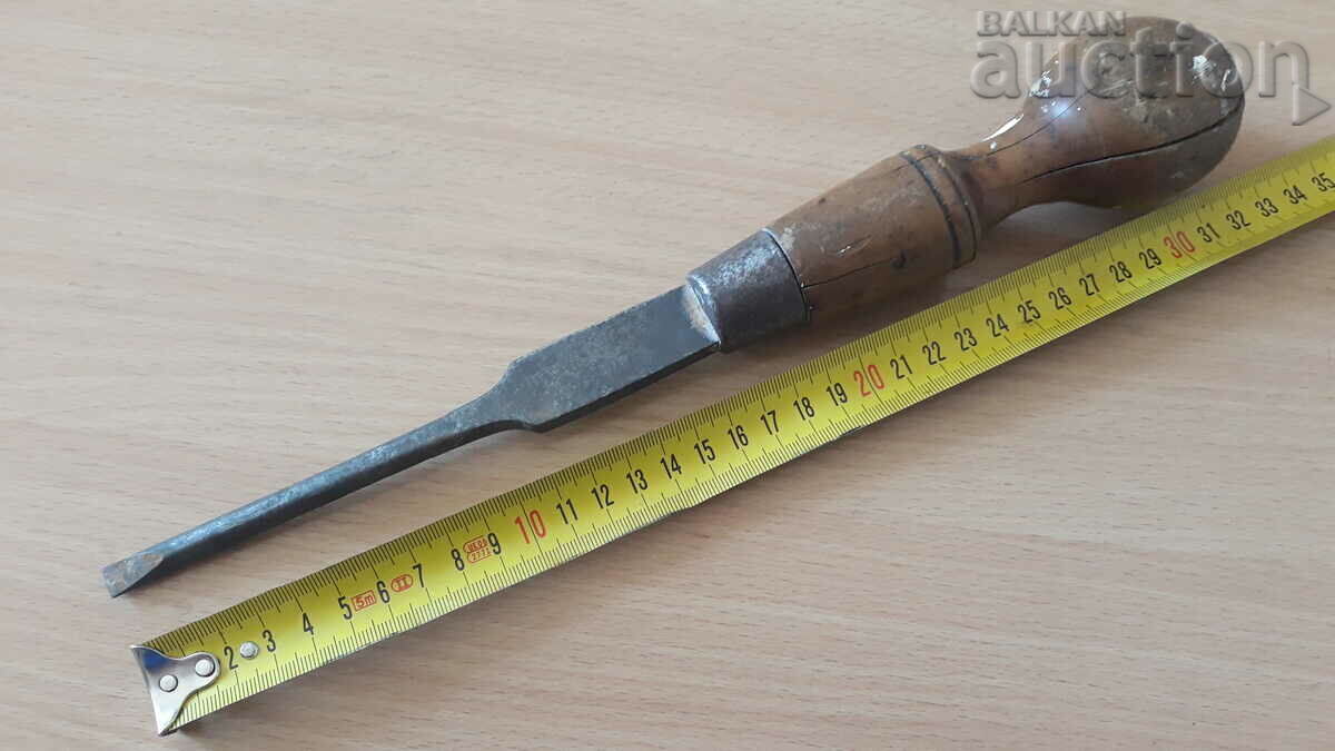 large antique primitive screwdriver screwdriver tool