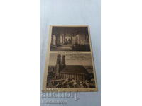 Postcard Grus von Munchener Frauenturm 1922