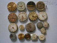 лот машинки стари часовници за части направа на бижута