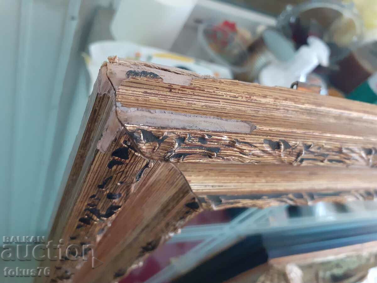 Delivery of Large Amazing Italian Silver 3D Painting - Mirror Delivery of Large Amazing Italian Silver 3D Painting - Mirror