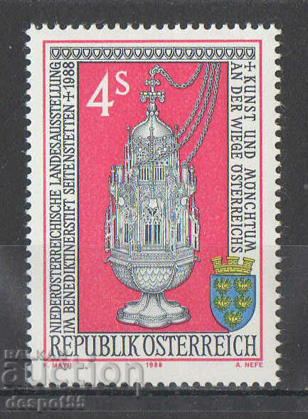 1988 Austria.Expoziţia lui D. Austria la mănăstirea Seitenstetten