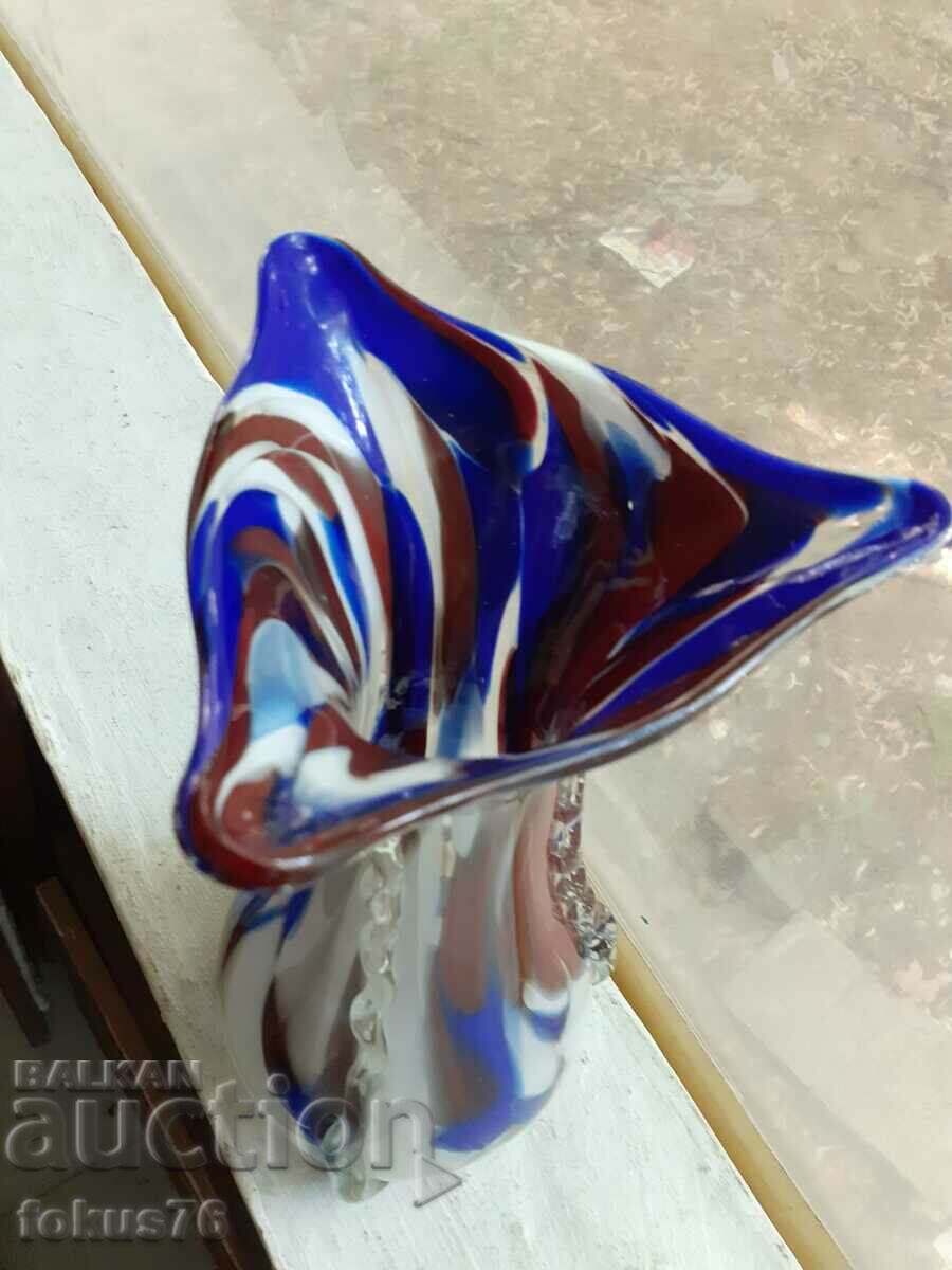 Όμορφο μεγάλο βάζο Murano - Murano - 5 Όμορφο μεγάλο βάζο Murano - Murano - 5