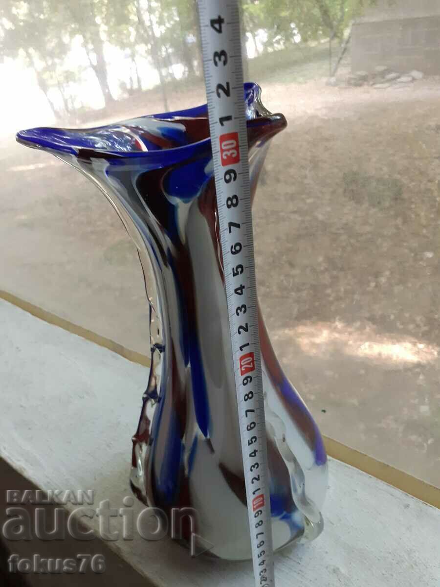 Όμορφο μεγάλο βάζο Murano - Murano - 7 Όμορφο μεγάλο βάζο Murano - Murano - 7