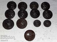 Lot of Royal Military Bakelite Buttons