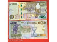 ZAMBIA ZAMBIA 100 Kwachi issue - issue 2021 NEW UNC