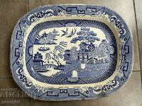 English porcelain tray / platter from the 19th century. #2540