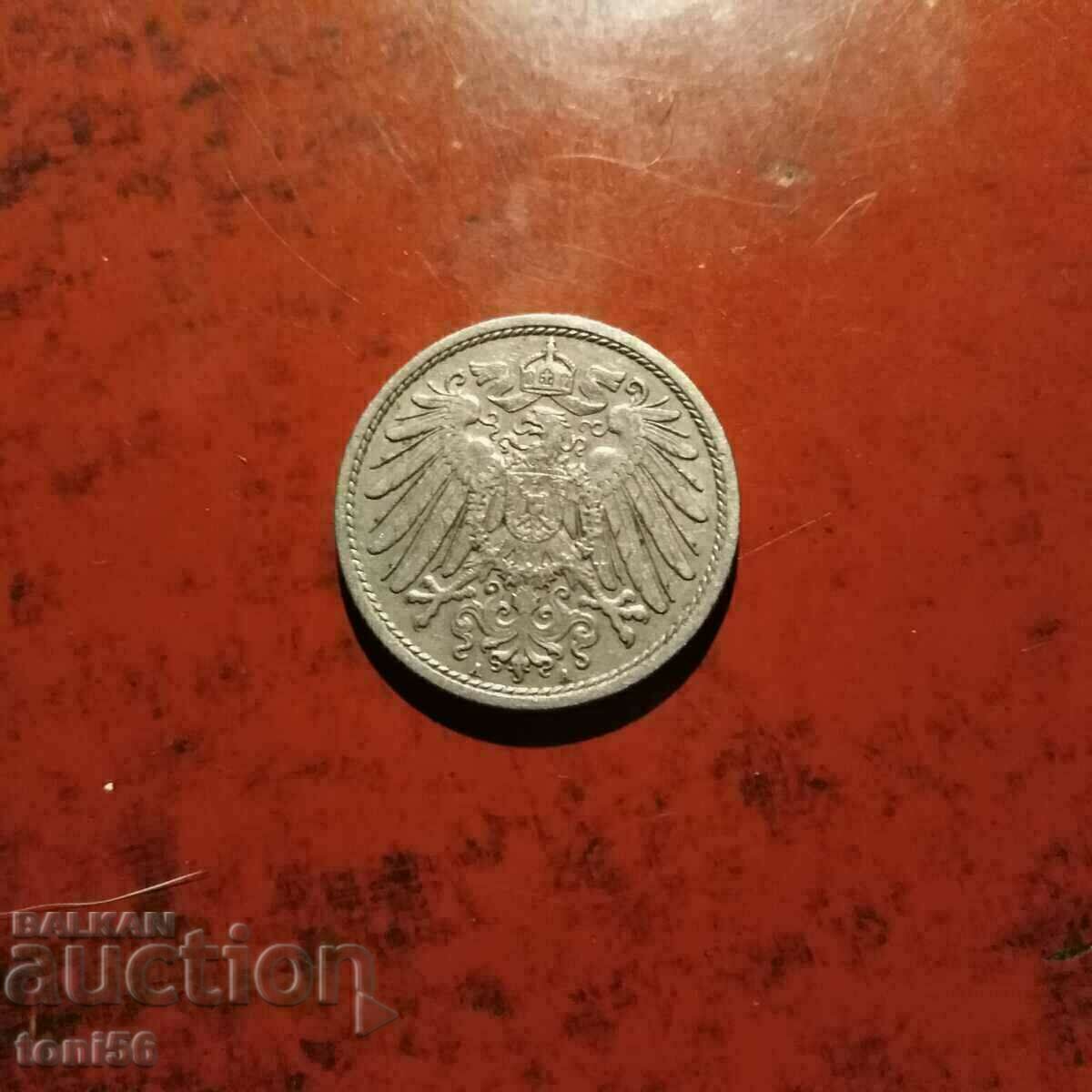 Germany 10 pfennig 1912 A with price 0.80 BGN | € 0.41 Germany 10 pfennig 1912 A with price 0.80 BGN | € 0.41