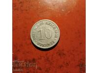 Germany 10 pfennig 1912 A