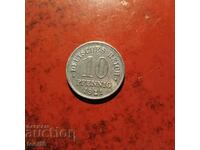 Γερμανία 10 pfennig 1921 - Zn