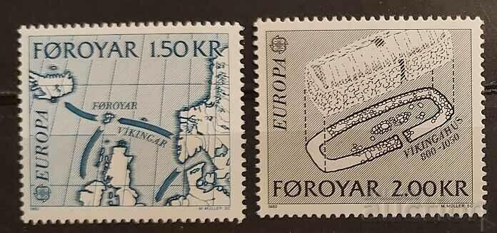 Faroe Islands 1982 Europe CEPT MNH