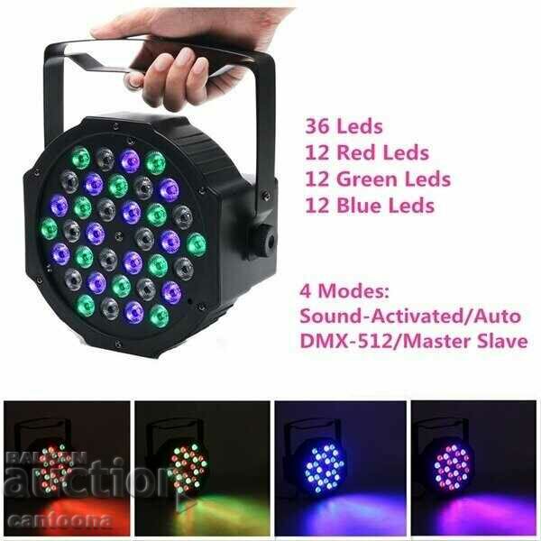 LED mini party lamp MINI PAR 36 lamps with price 39.98 BGN | € 20.44 LED mini party lamp MINI PAR 36 lamps with price 39.98 BGN | € 20.44