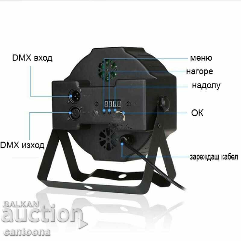 LED mini party lamp MINI PAR 36 lamps - 5 LED mini party lamp MINI PAR 36 lamps - 5