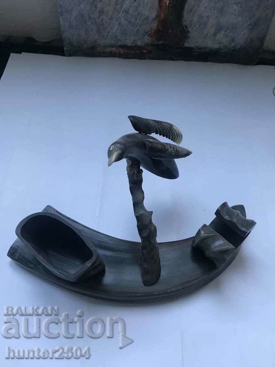 Horn bird-desktop, 27/15 cm