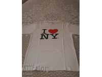 Original children's t-shirt with short sleeves I LOVE NY for 6-7 years.