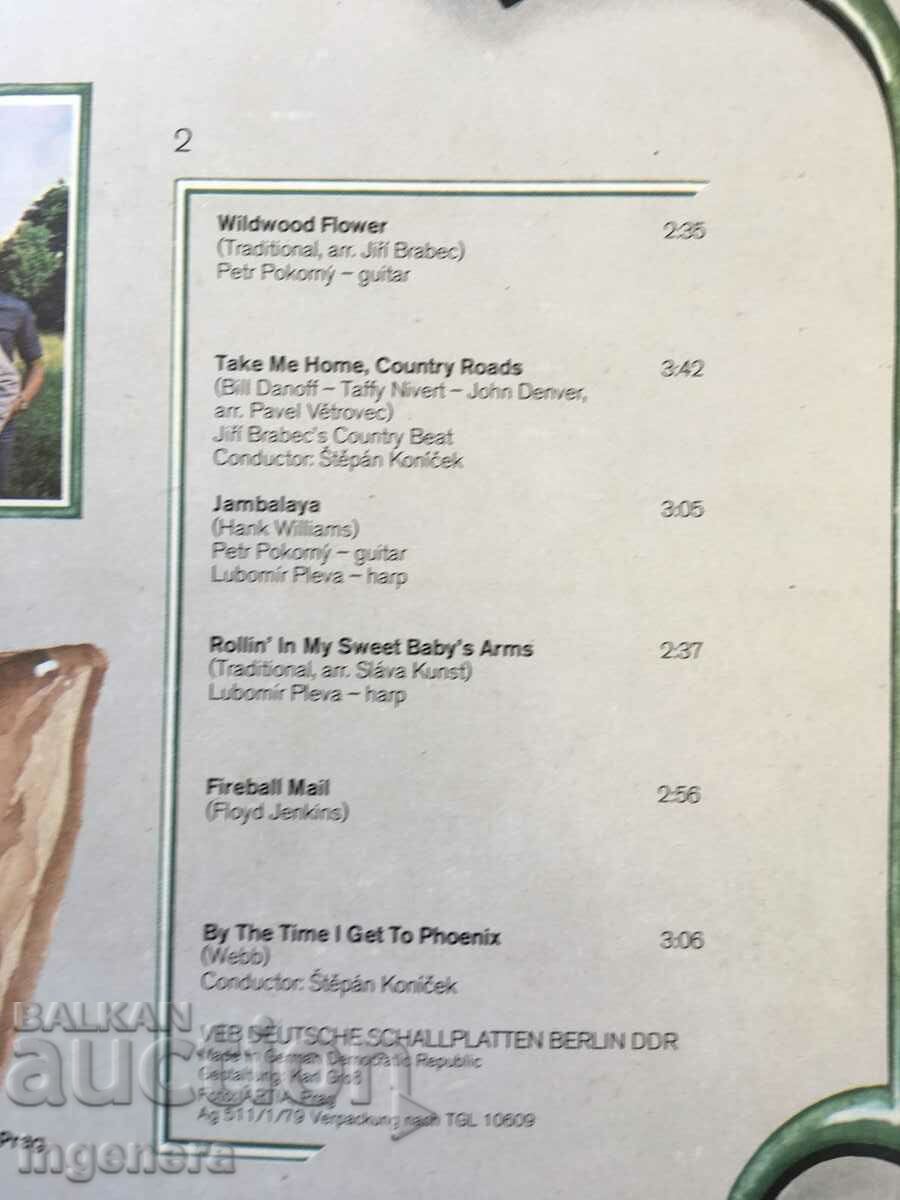 RECORD GRAMOFON BIG-COUNTRY-BAND BRABECK - 5