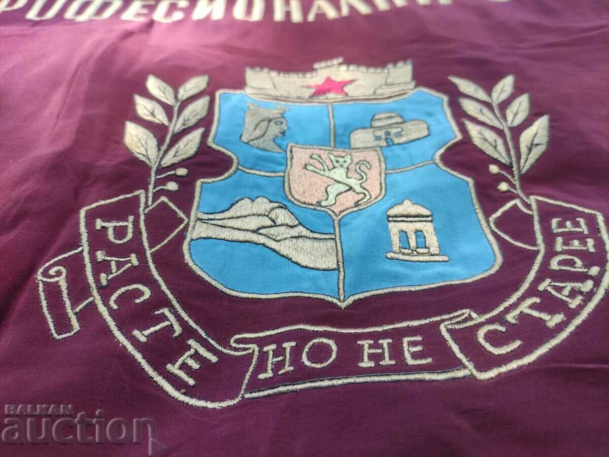 Flag Sofia City People's Council Children's Center 1977 - 7 Flag Sofia City People's Council Children's Center 1977 - 7