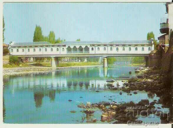 Card Bulgaria Lovech The covered bridge on the river Osam 1 *