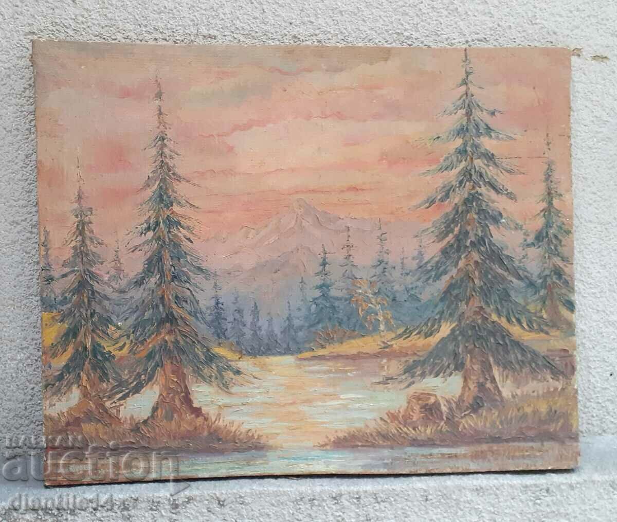 картина, масло-платно