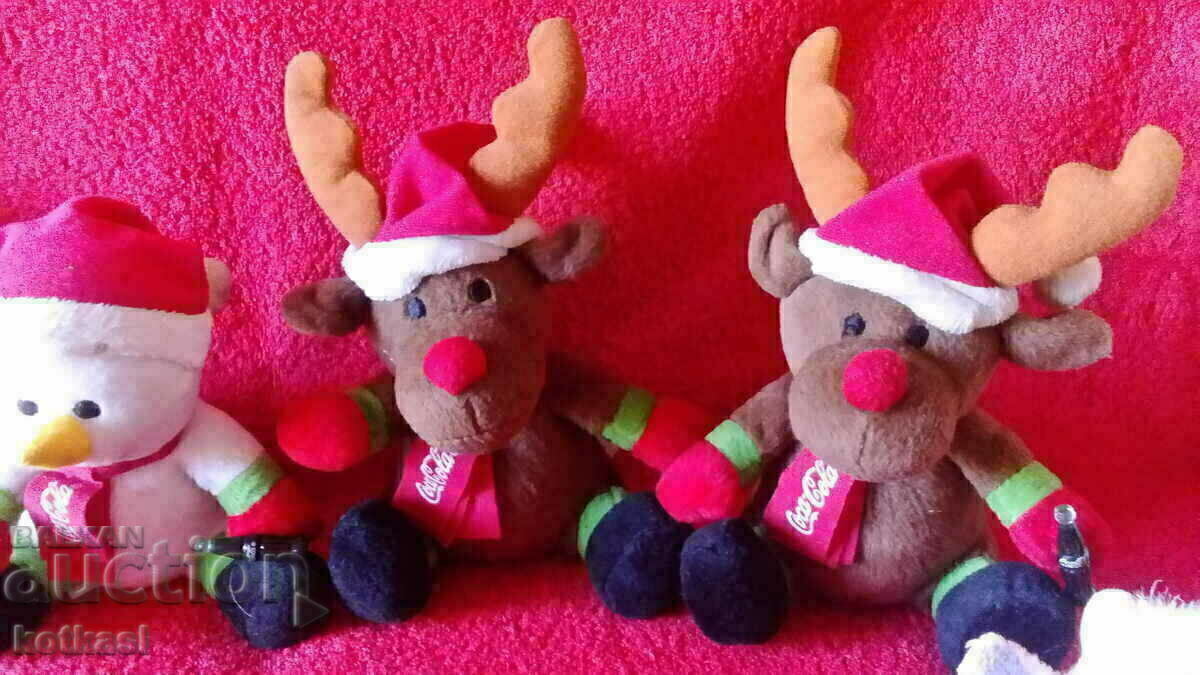 Auction Plush toys dolls Coca Cola Milka Auction Plush toys dolls Coca Cola Milka