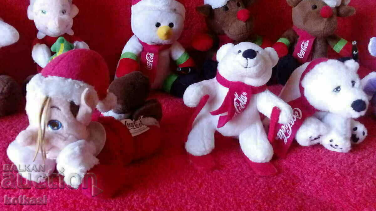 Delivery of Plush toys dolls Coca Cola Milka Delivery of Plush toys dolls Coca Cola Milka