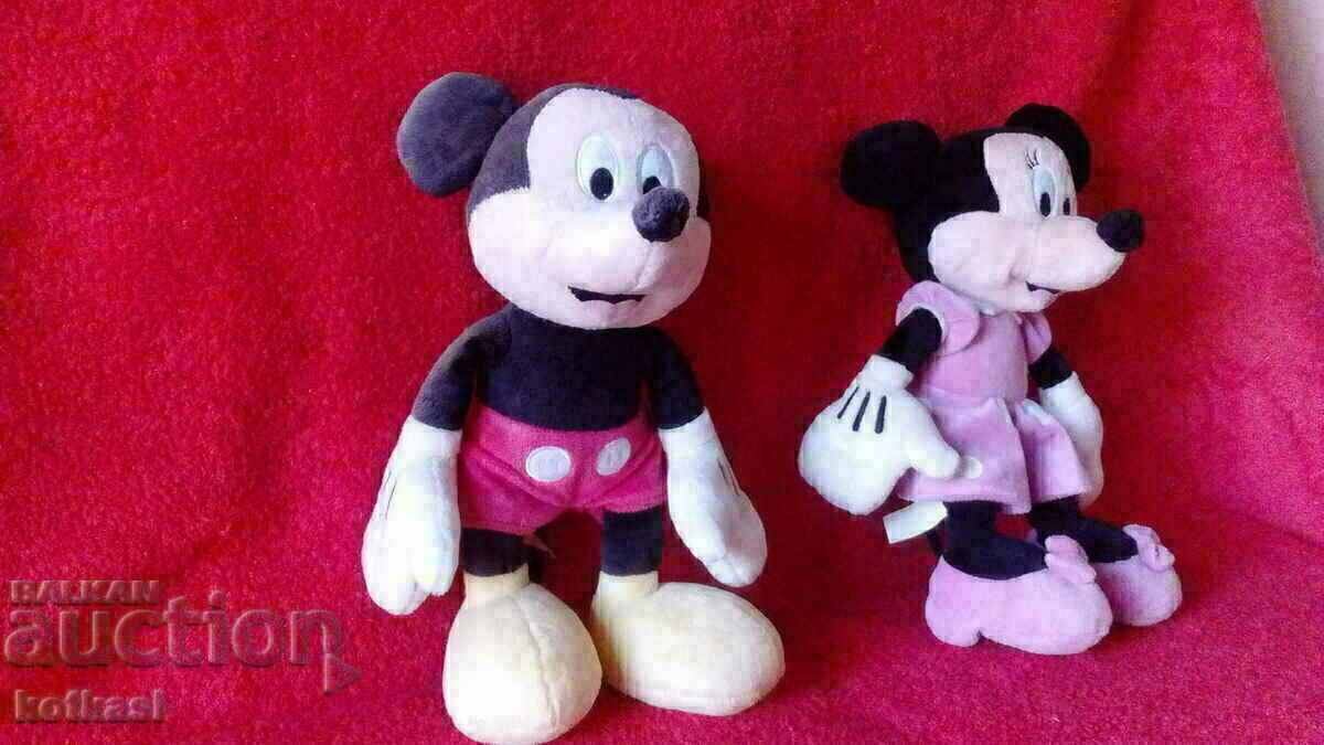 Lot Old Doll Plush Toys Mickey Mouse - 5 Lot Old Doll Plush Toys Mickey Mouse - 5