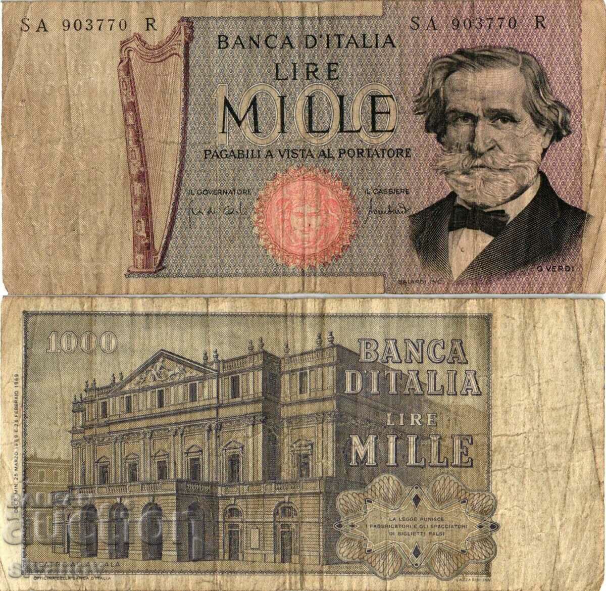 Italia 1000 Lire 1969 #4168