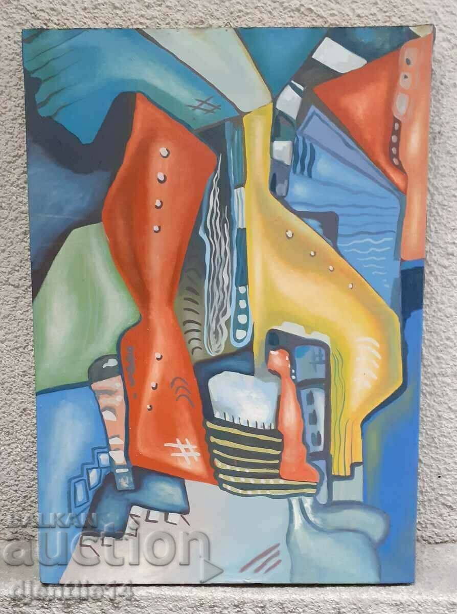 painting, oil on canvas painting, oil on canvas