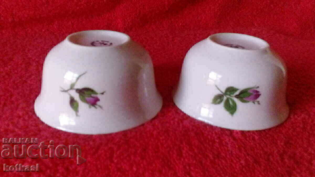Delivery of 2 pcs old porcelain coffee cups without handles, "fildzhani" Bulgarian Delivery of 2 pcs old porcelain coffee cups without handles, "fildzhani" Bulgarian