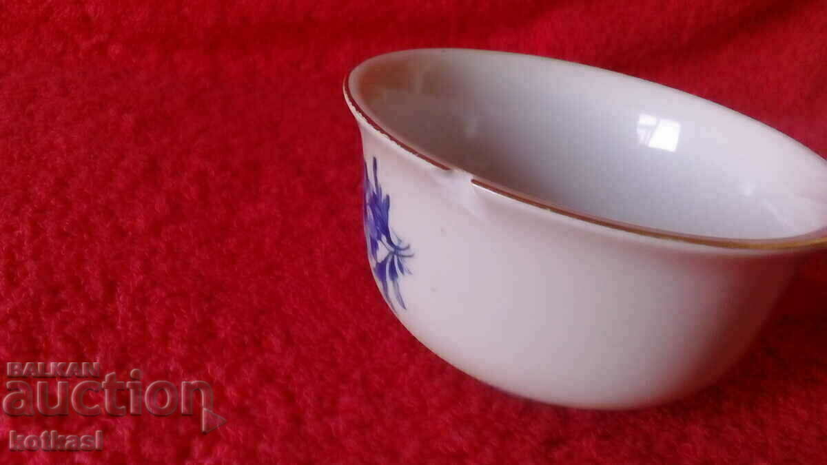 Old porcelain 2 pcs coffee cups without handles, "fildzhani" brand Bulg - 5 Old porcelain 2 pcs coffee cups without handles, "fildzhani" brand Bulg - 5