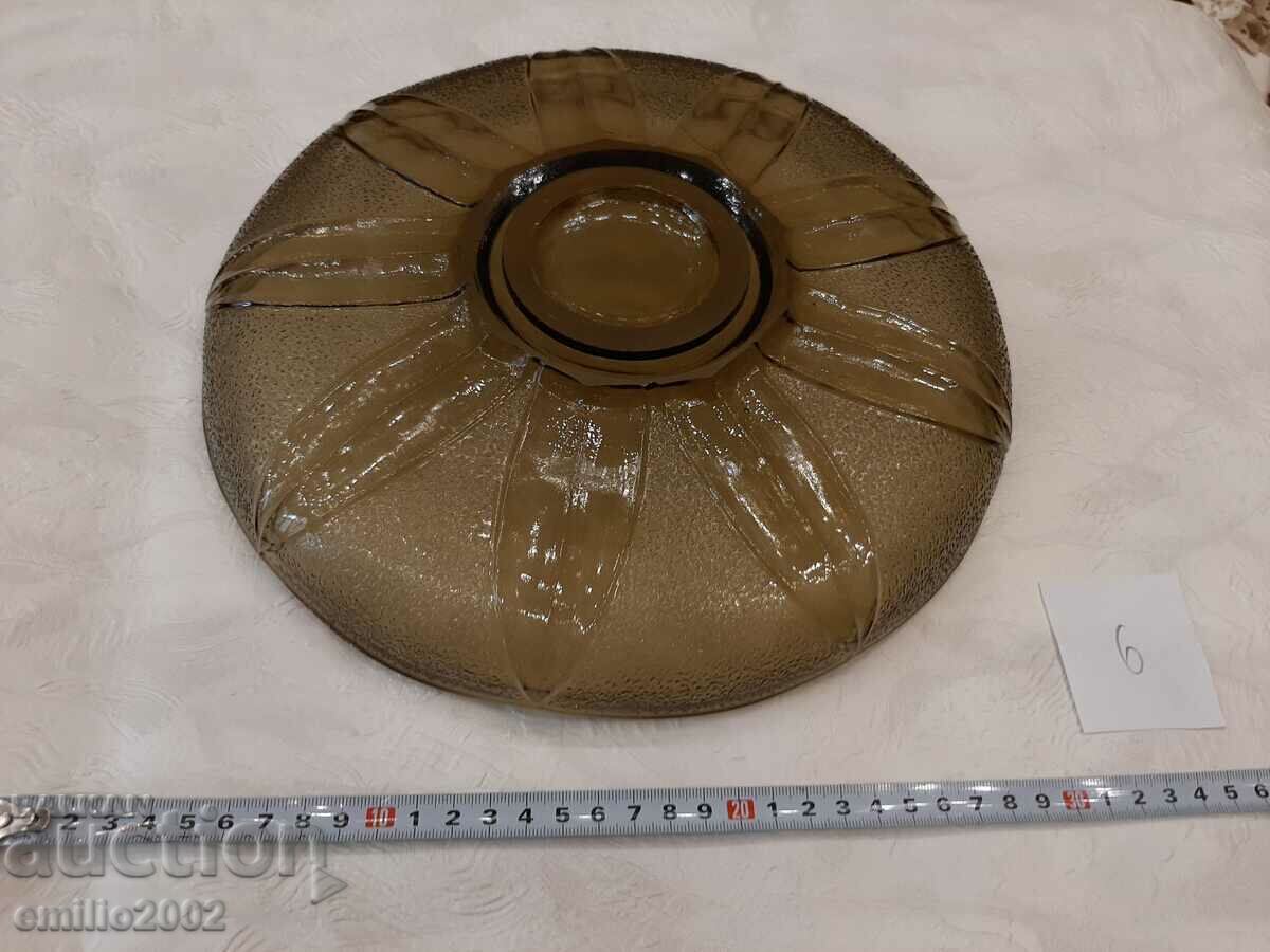 Auction Glass fruit bowl retro social 06 Auction Glass fruit bowl retro social 06