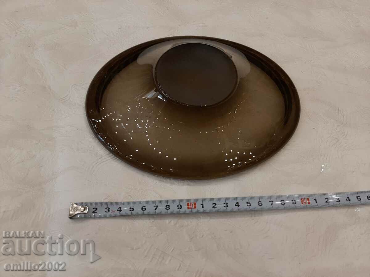 Δημοπρασία Γυάλινη φρουτιέρα ρετρό κοκ