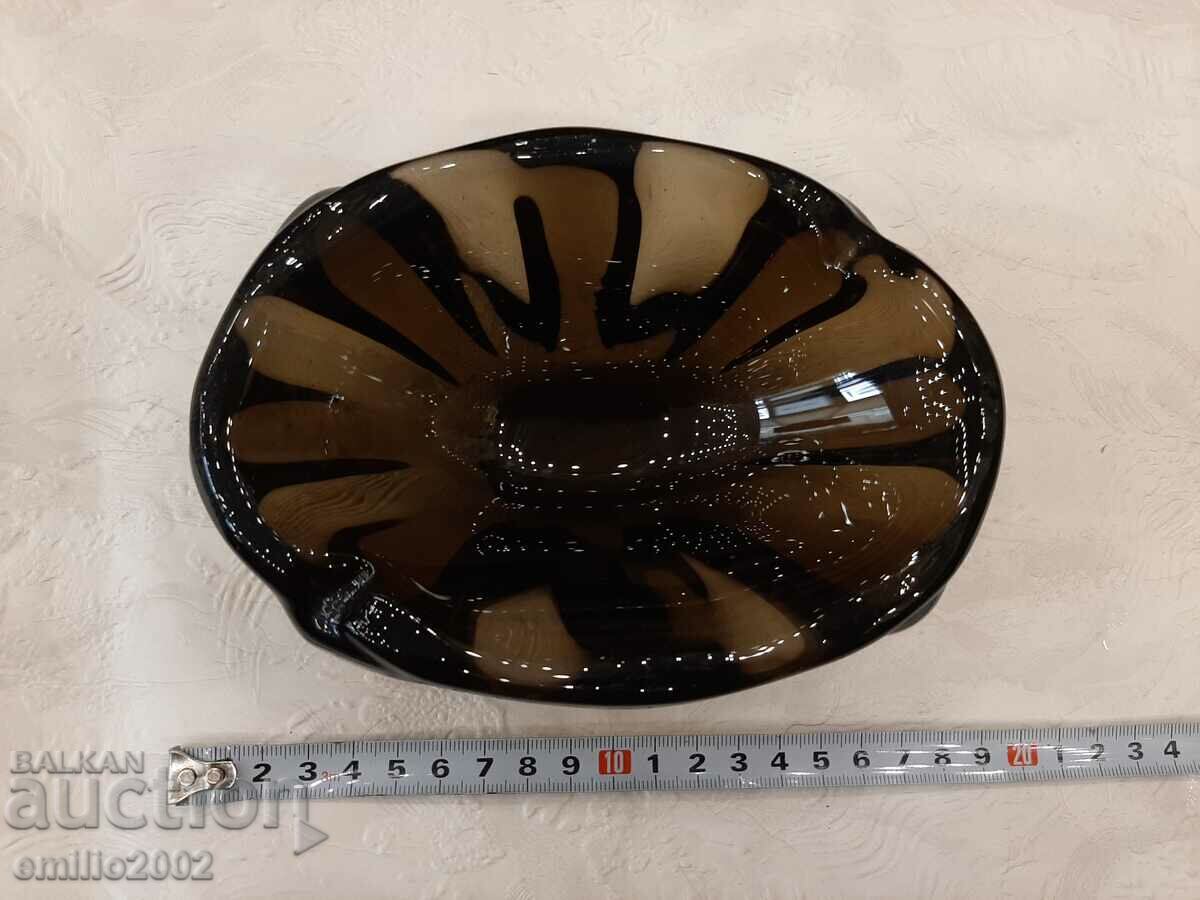 Glass fruit bowl retro soc with price 9.00 BGN | € 4.60 Glass fruit bowl retro soc with price 9.00 BGN | € 4.60