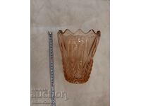 Glass vase retro social