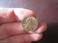 1986 1 cent USA letter D