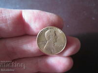 1987 год 1 цент САЩ