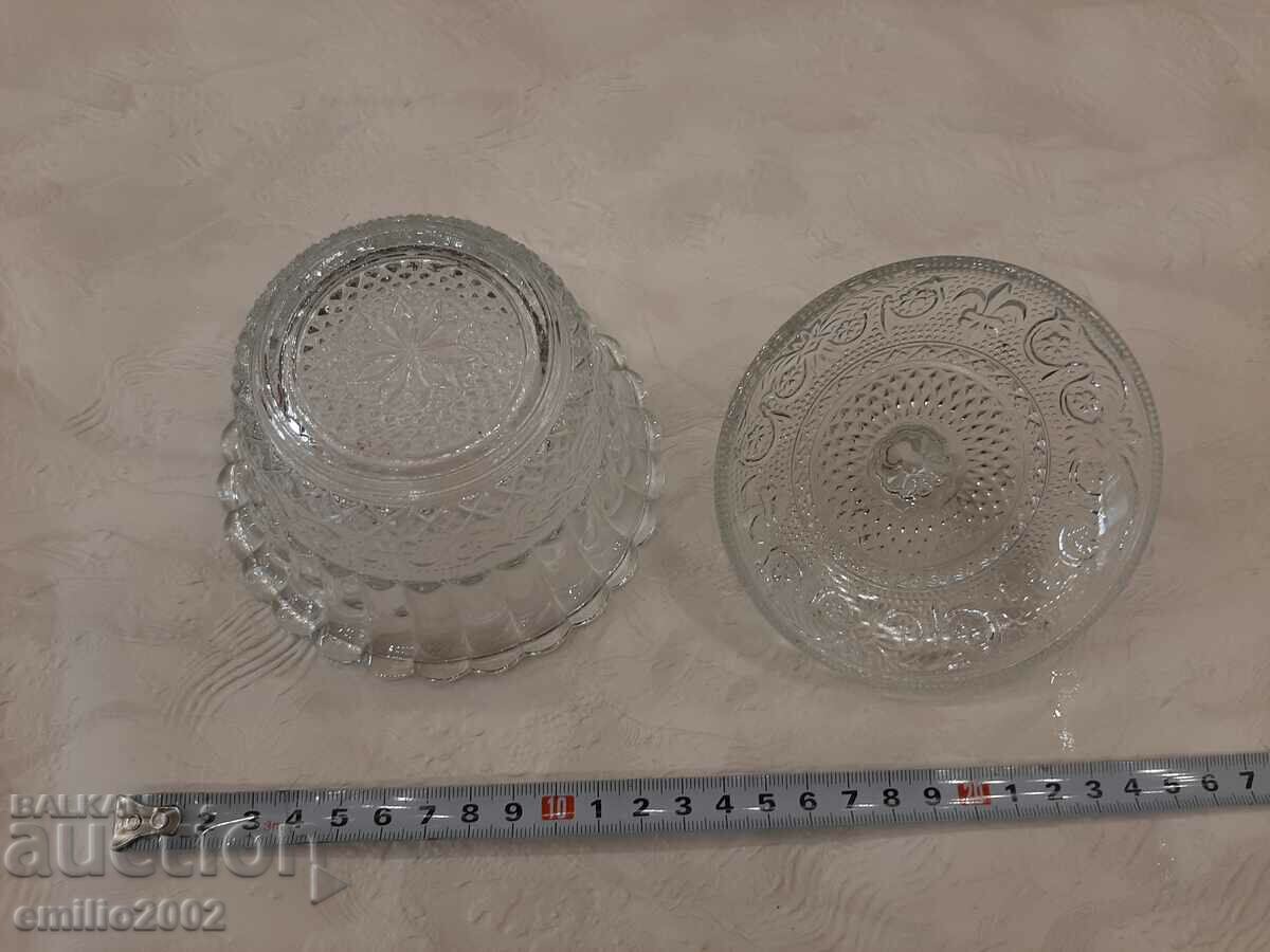 Δημοπρασία Γυάλινο μπολ ζάχαρης ρετρό social Δημοπρασία Γυάλινο μπολ ζάχαρης ρετρό social