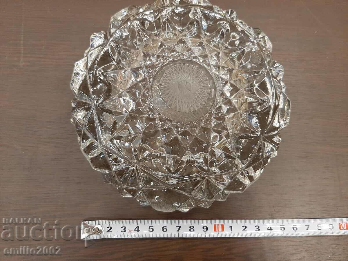 Auction Glass ashtray retro social Auction Glass ashtray retro social