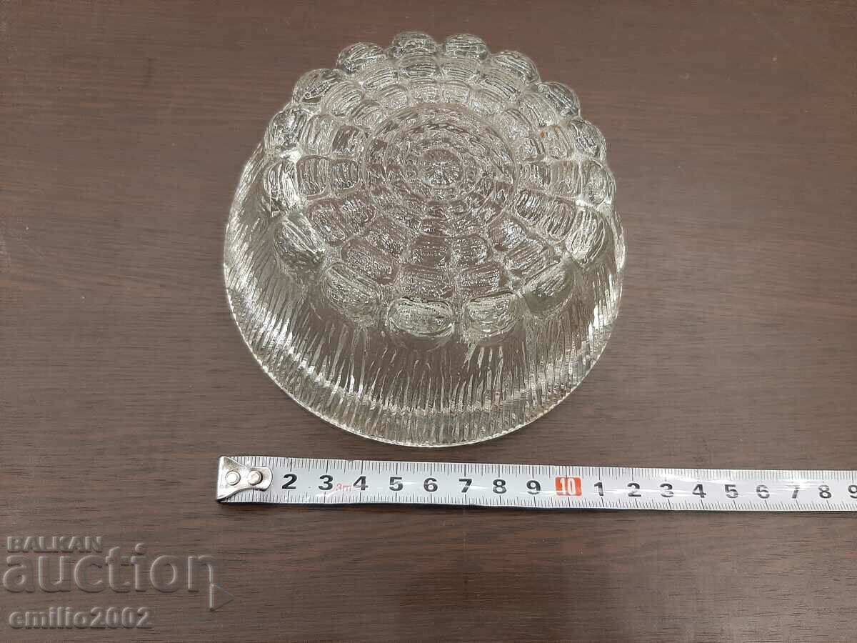 Auction  Glass ashtray retro social