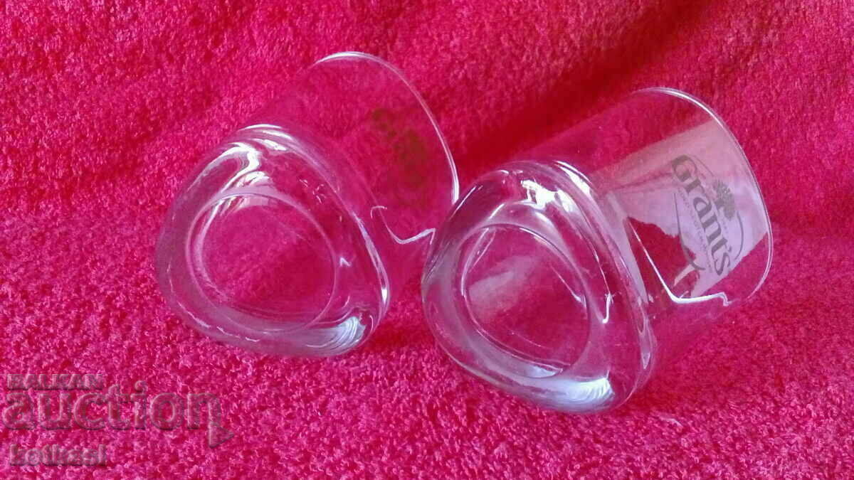 Lot of 2 Grants whiskey glasses - 5