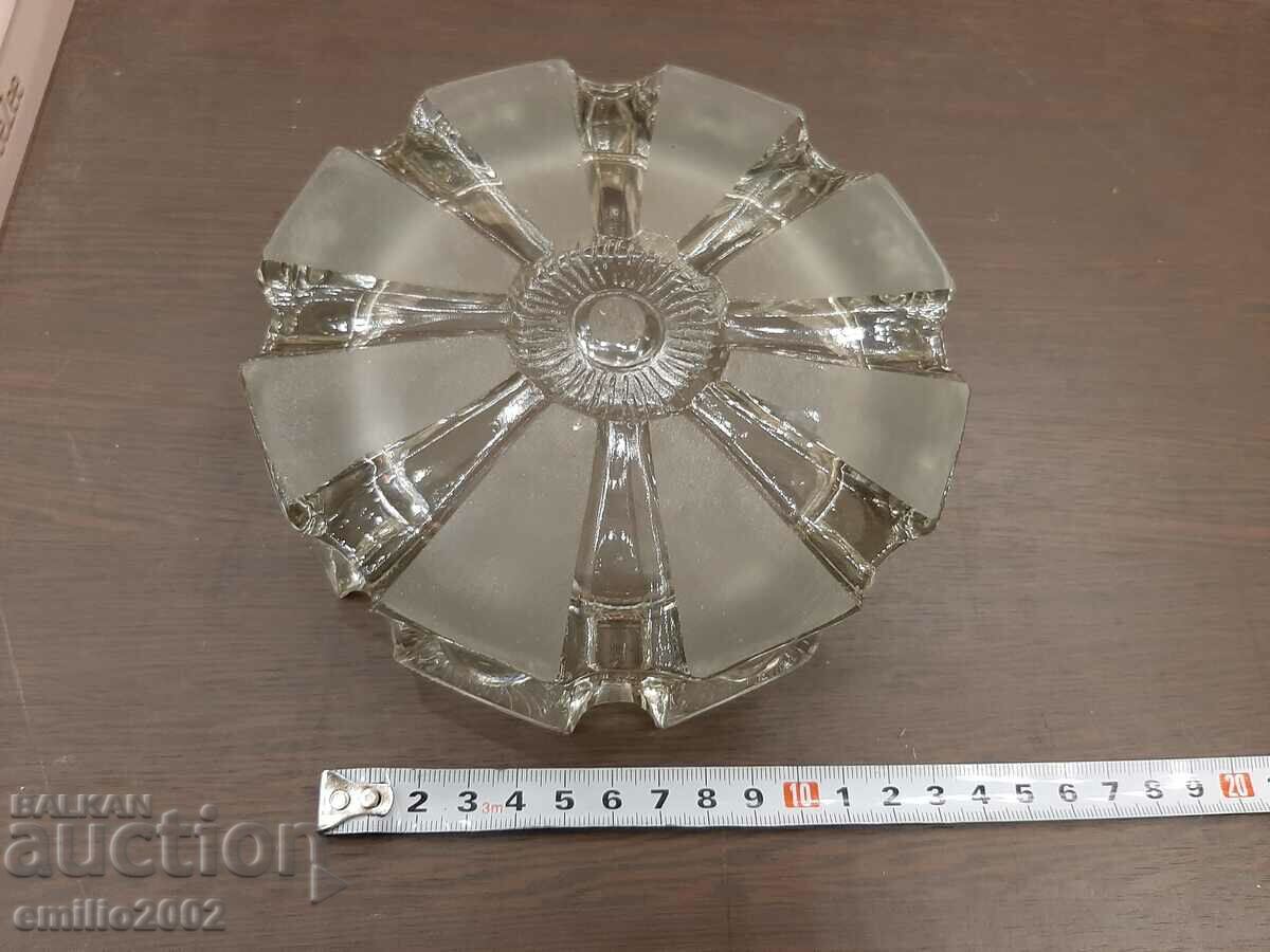 Auction Glass ashtray retro social Auction Glass ashtray retro social