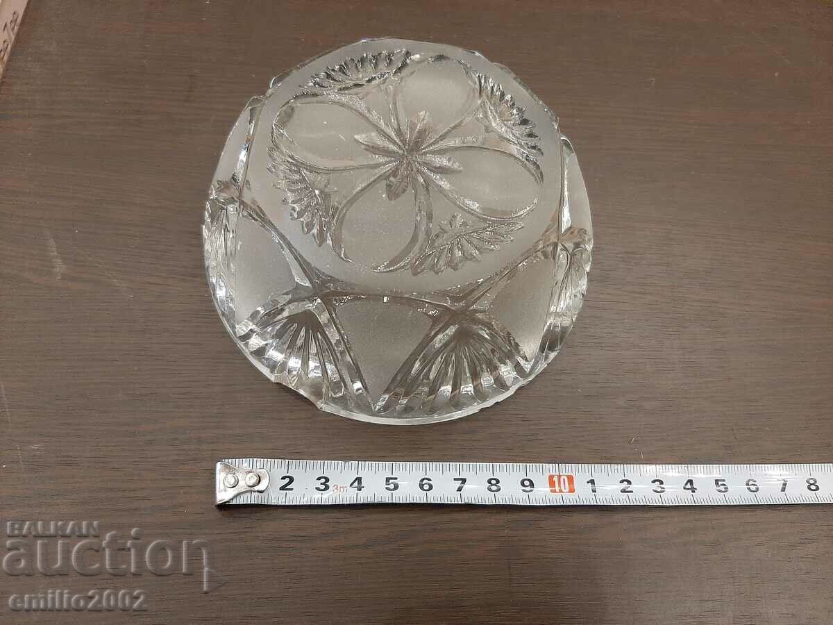 Auction Glass ashtray retro social Auction Glass ashtray retro social