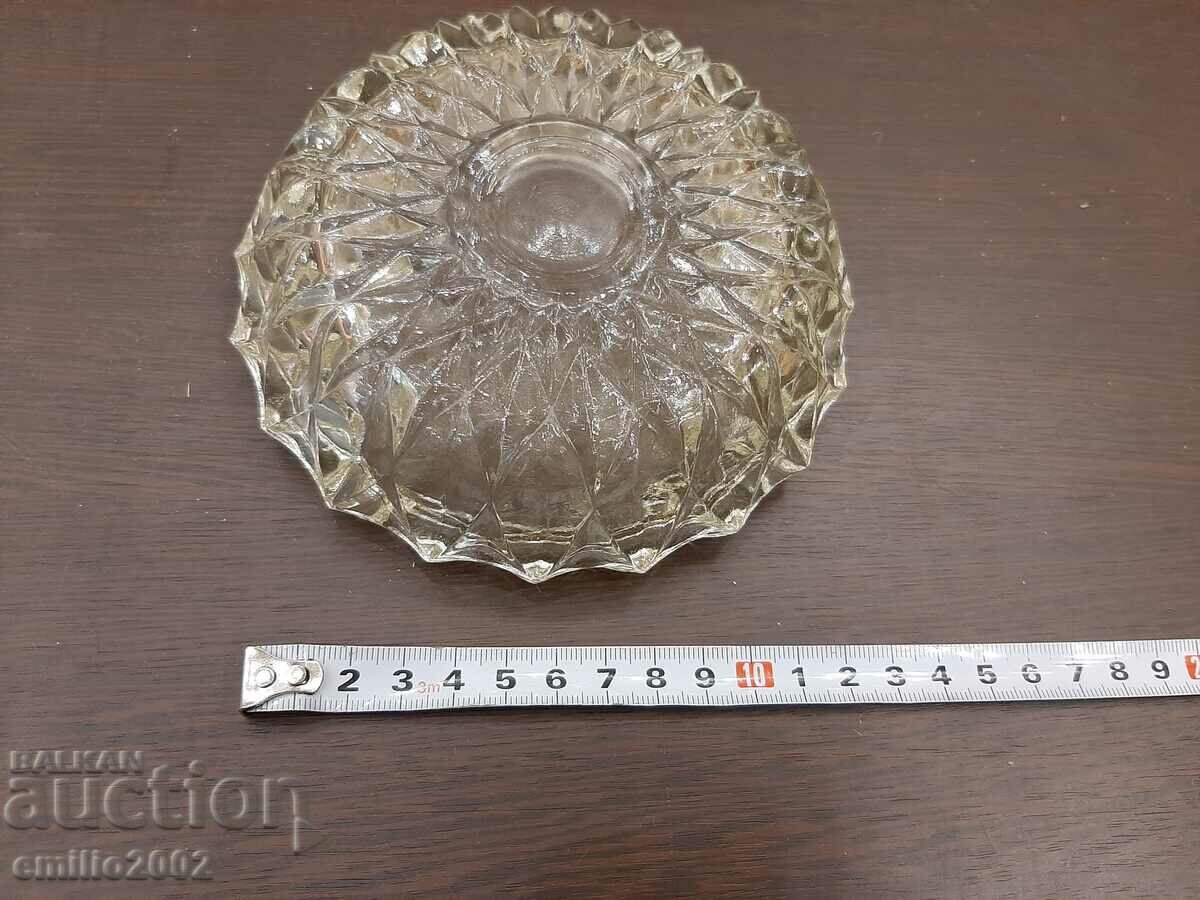 Auction Glass ashtray retro social Auction Glass ashtray retro social