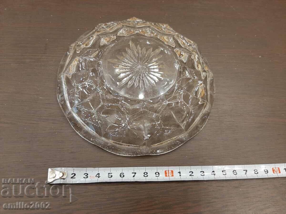 Auction Glass ashtray retro social Auction Glass ashtray retro social